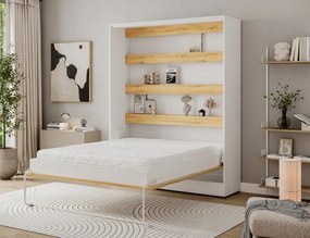Pat rabatabil Devesto Vertical Wall 160 Artisan Eiche, 160x200 cm – Artisan Eiche