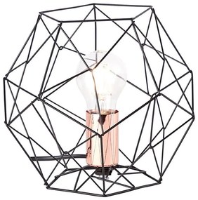 Lampă de masă Brilliant SYNERGY 1xE27/60W/230V negru/cupru