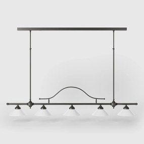 Lustra din alama cu inaltime reglabila Sofia 5L