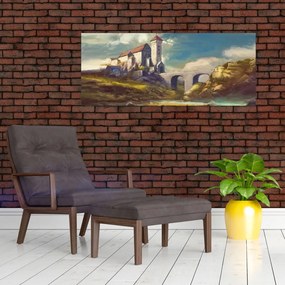 Tablou - Castelul medieval (120x50 cm)