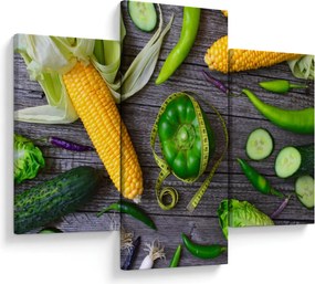 Tablou cu legume (90x60 cm)