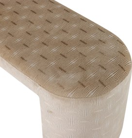 Bancă bej capitonată Jacob – WOOOD