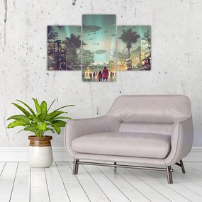 Tablou - Oraș în viitor (90x60 cm)