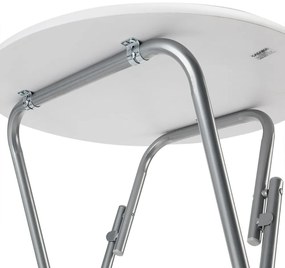 Masa bar aspect marmura Pliabil Ø 60 cm