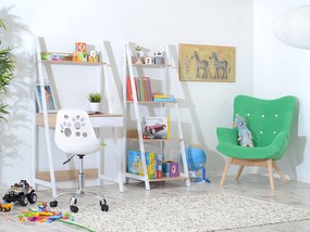 Masă PC Dylen (stejar + alb). 1109741