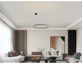Lustră LED dimabilă pe cablu LED/55W/230V 3000-6500K + telecomandă