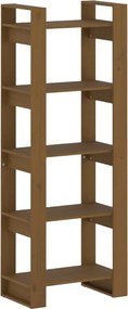 vidaXL Bibliotecă/Separator cameră, maro miere, 60x35x160 cm lemn
