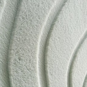 Covor, verde/model 3D, 140x200, PUFIN TYP 2