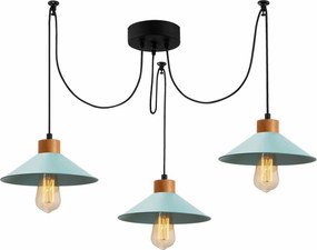 Lustra MANAVGAT N-556, albastru, metal, 114x24x100 cm