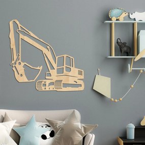 DUBLEZ | Tablou pentru camera copiilor - Excavator