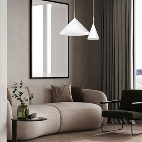 Lustră suspendată pe cablu CAPITAL, 1xGX53/15W/230V, Ø 46 cm, albă