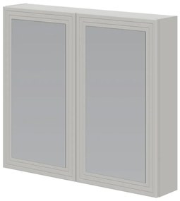 Dulap cu oglindă suspendat Bondi 80 cm, crem