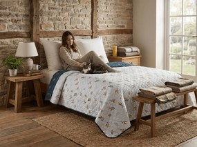Cuvertura de pat LUNERIS, alb Dimensiune: 170 x 210 cm
