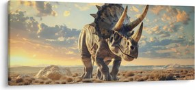 Tablou - Triceratops (120x50 cm)