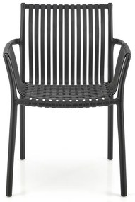 Scaun de bucaterie Lamar, negru