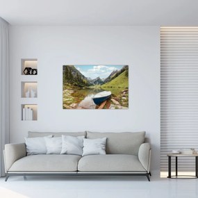 Tablou - Seealpsee, lac din Elveția (90x60 cm)