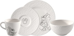 Set de mic dejun Manufacture Rock blanc - Mickey Mouse, 4 buc - Villeroy & Boch