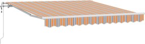 vidaXL Cort electric retractabil Multicolour 350 x 250 cm