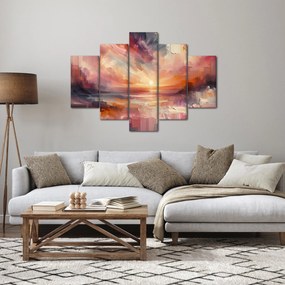 Tablou - Răsărit pictat (150x105 cm)
