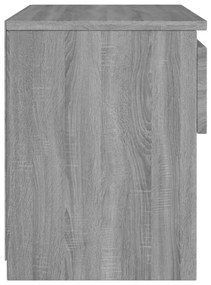 Noptiere, 2 buc., Sonoma gri, 40x30x39 cm, lemn prelucrat 2, sonoma gri