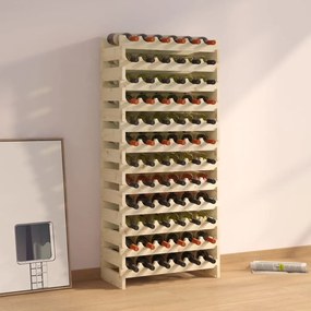 Suport de vinuri, 65x29x134 cm, lemn masiv de pin