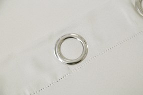 Perdea alb-crem OXFORD 140x250 cm Agatat: Inele metalice