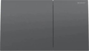 Clapeta de actionare Geberit Sigma70 crom - negru finisaj periat