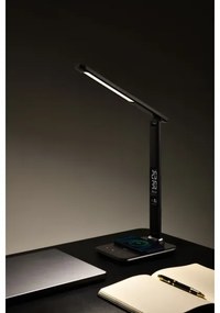 Brilagi-LED Lampă LED reglabilă REGINA, cu încărcare wireless, 8,5W, 230V, neagră