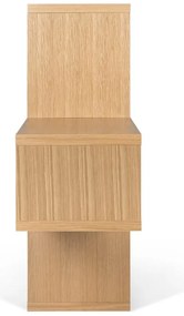 Bibliotecă TemaHome London, 34 x 100 cm, maro