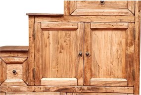 Comoda mare tip scara, L140 42 H142 cm, stanga