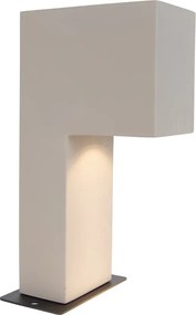 Stâlp modern de exterior gri 35cm IP44 - Pompei
