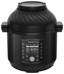 Instant Pot Pro Crisp + Air Fryer 140002701, 1500 W, 7.6 L, 11 programe, coș Air Fryer, afișaj LCD, negru