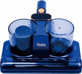 La mâna a doua: Aspirator antiacarieni Oliver Voltz OV51003B, Fara fir, 120W, 14.8V 2500mAh, UVC LED, Ultrasonic, Albastru
