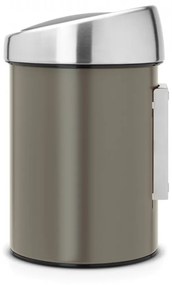 Coș de gunoi Brabantia Touch Bin 3L, Platinum 647215