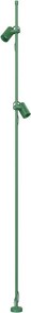 Stalp iluminat exterior decorativ cu tarus IP65 ARCO verde 24V
