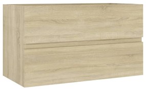 Dulap de chiuveta, stejar Sonoma, 80x38,5x45 cm, PAL Stejar sonoma, Dulap pentru chiuveta, 1