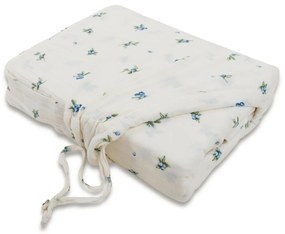 Lenjerie de pat din muselină Matex Afine, 140 x 200 cm, 70 x 90 cm