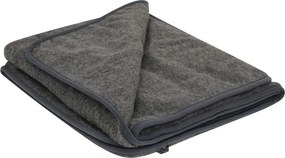 Pătură de lână merino Native Natural, 140 x 200 cm, gri