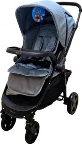 Carucior nou nascuti 2 in 1 BABY CARE™ PRO SK10, Maner reversibil, Spatar reglabil in 3 trepte, Frana picior,Pliabil , Turquoise