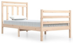 3105300 vidaXL Cadru de pat, 90x200 cm, lemn masiv