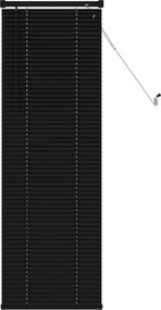 vidaXL Jaluzea venetiană Manual Ajustabil Negru 150 x 50 cm PVC