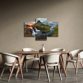Tablou - Kirkjufell la apus (90x60 cm)