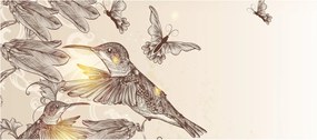 Tablou - Colibri (120x50 cm)