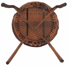 Set de grădină rattan 1+2, JARUB, maro