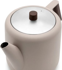 Ceainic bej din oțel inoxidabil 1,1 l Duet Boston – Bredemeijer