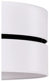 Lustră pe cablu Duolla DUO 1xE27/15W/230V d. 40 cm alb/negru