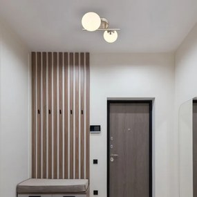 Lustră LED aplicată RIHA 2xG9/3W/230V crom Globo 56140-2W