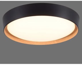 Leuchten Direkt 1434718-LED Lampă plafon EMILIA 28,8W/230V negru dimabil