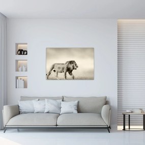 Tablou - Leul flămând (90x60 cm)