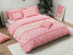 Lenjerie de pat din bumbac roz ALCUDIA Dimensiune lenjerie de pat: 70 x 90 cm | 140 x 220 cm